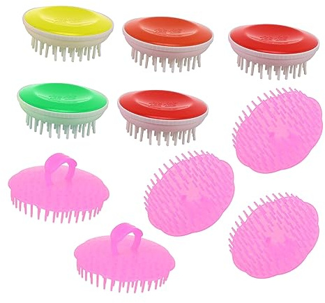 GLEAVI 2 Sets Kopfhaut-shampoo-bürste Haar-kopfhaut-bürste Zum Peeling Und Zur Linderung Von Juckreiz 10 Stück * 2