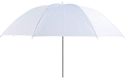 Ombrello Morbido Bianco Traslucido da 33 Pollici, Ombrello Morbido, Ombrello da Studio Ombrello Traslucido per Studio Fotografico Diffusore di Luce Flash Softlight