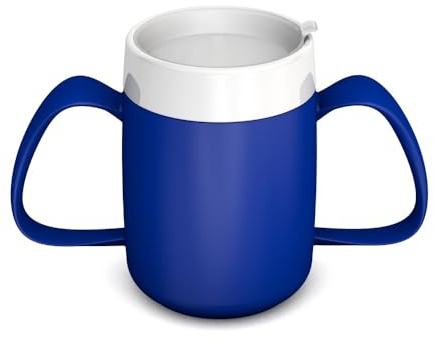 Ornamin 2-Handle Tumbler with Discreet Blue spout