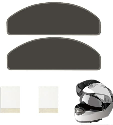 Pellicola anti-appannamento per casco moto, 2 Pezzi Pellicola Antiappannamento per Casco da Moto, Pellicola Protettiva Universale Adesivo Visiera Trasparente, Compatibile Anti Appannamento