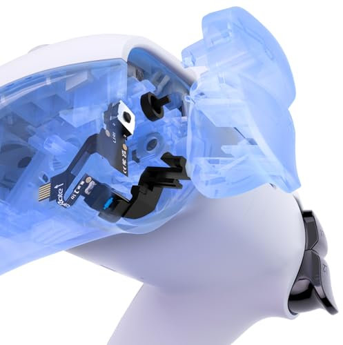 eXtremeRate pour ps5 Manette Clicky Hair Trigger Kit,Boutons Gâchette pour ps5 BDM-010 020 Controller Trigger Stop Clic de Souris L2R2 L1R1 Micro Switch Ergonomique - Version Légère Tactile