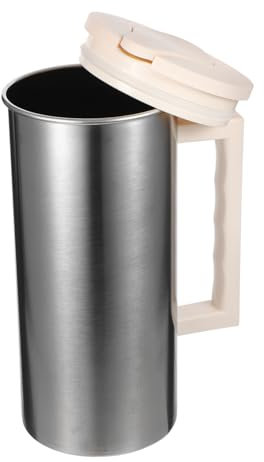 Alipis Jarra De Acero Inoxidable 4l Tapa Hermética Ideal Para Agua y Bebidas Frías
