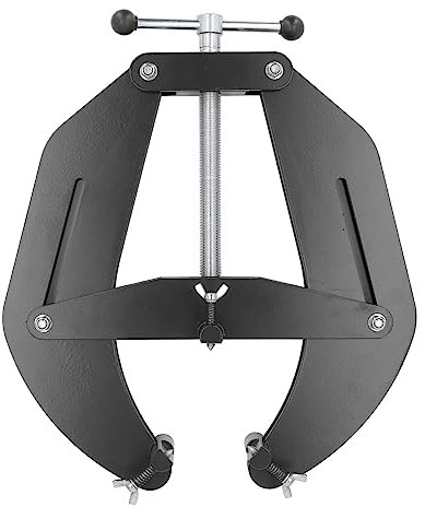 HAUTFENM Pipe Alignment Clamp, 5-12 Pipe Clamp, Quick Action Screws, Carbon Steel, Strong Hand Tools, Heavy Duty Hand Tools, Black