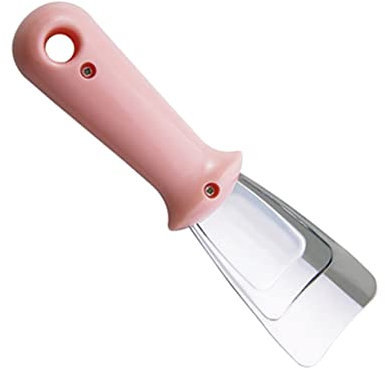 HOLIDYOYO Paletta in Acciaio Resistente Per Ghiaccio Raschietto Per Freezer e Frigorifero Sbrinatore Manico Per Appendere Utile Per Rimuovere Ghiaccio e Pulire