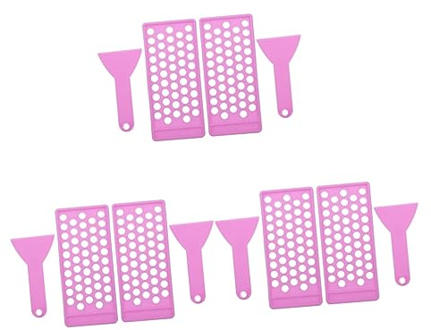 WRITWAA 6 Sätze Lippenbalsam Füllform DIY Lippenpflege mit Flexiblem Spatel Langlebiges Material zum Selbst Lipgloss und Lipbalm Herstellen für Handgemachte Kosmetik
