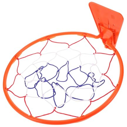 GLSTOY Basketballkorb Wandmontage Kleiner Basketballring für Indoor Jungen Mädchen Platzsparender Basketballrahmen mit Sicherem Halt für Tür Wandmontage Langlebiges Material