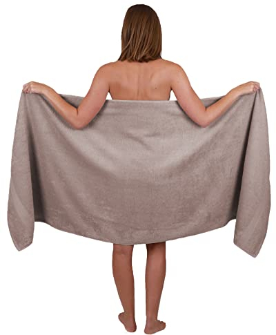 Betz Toalla de Sauna XXL Palermo 100% algodón 80x200 cm Color Gris Piedra