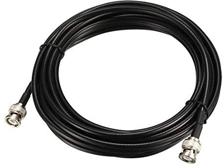 Cavo coassiale RG58 con connettori BNC Maschio a BNC Maschio 50 Ohm 16.4 ft