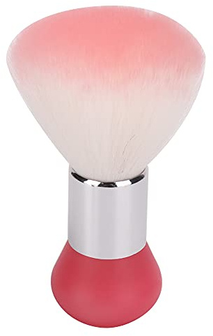 Barber Neck Duster Brush, Professional Hair Salon Hair Removal Brush, Broken Hairbrush, Haircut Special Cleaning Brush Hair Cutting Kits for Barber Haircut, Shaving, Cleaning (Pink)