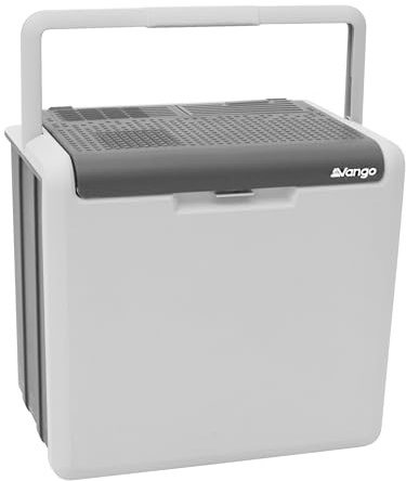 Vango E-Pinnacle Electric Cool Box 12V In-Car Socket & 230V Mains Power – Ideal for Camping, Travel, Picnics, Festivals & Caravans (30L)