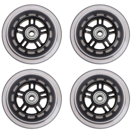 iplusmile Verschleiß- Beständig PU Roller Räder - 4pcs 100mm Hohe Elastische Lager Räder für Outdoor