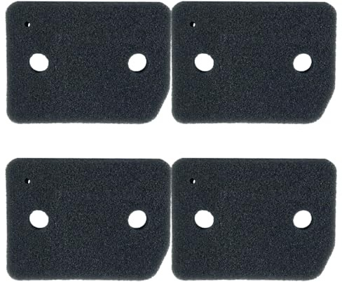 Sparesbarn 4 filtri in spugna per asciugatrice 9164761 per asciugacapelli serie Miele T1, 207 x 157 x 30 mm (4 filtri)