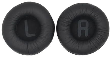 Replacement Ear Pads for JBL Tune600BT/T450/T500BT/JR300BT/600BTNC - JBL Headphones Replacement Earpads, Protein Leather Memory Foam Cushions, Headset Earpads, Ear Cups Repair Parts (Black)