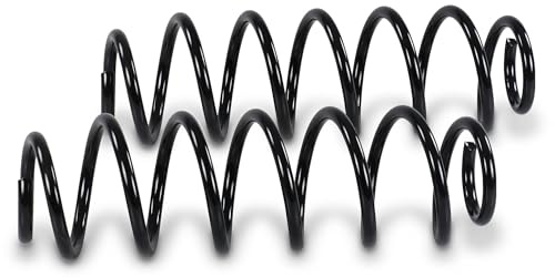 ATEC GERMANY 2x Suspensión trasera muelle espiral izquierda y derecha compatible con SEAT IBIZA III (6L1), IBIZA IV ST (6J8, 6P8), CORDOBA (6L2), VW POLO (9N_, 9A_)