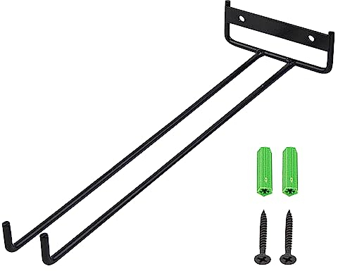 Weinglashalter, Gläserhalter zum Aufhängen ,Metall Weingläser Halterung Gläserschiene Halter Unter Schrank Hängendes Weinglasregal, Schmiedeeiserner Glashalter ,Umgekehrter Gläserhalterung für Bar