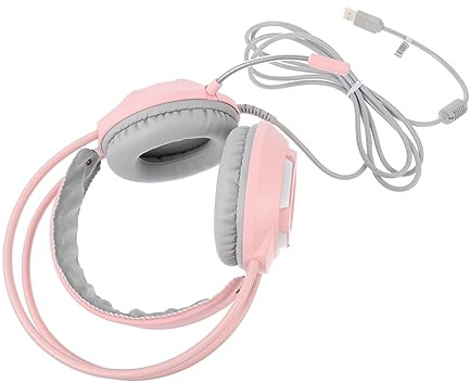 Angoily Casque De Stéréo Professionnel avec Microphone Écouteurs Fermés pour Pc Gaming Films Et Discussions