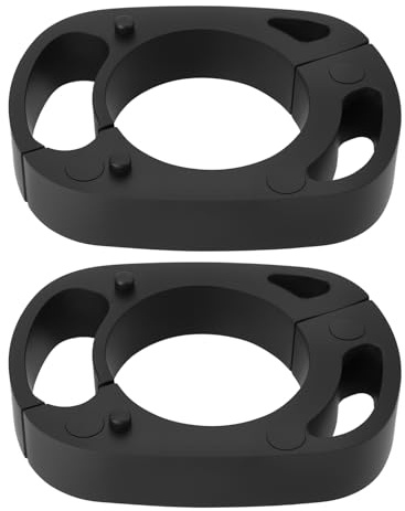 VGOL Espaciador de Manillar de Bicicleta de Carretera 2 Piezas Cableado Interno Espaciador de Dirección Espaciadores de Vástago ACR para Horquilla de 28,6 Mm (1-1/8) de Diámetro