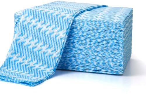 UKEENOR Disposable Dish Cloths,Multi use Reusable Cleaning Cloth,Machine Washable J Cloth,Heavy Duty Handy Cleaning Wipes 13.7 X 15.7 80 Count