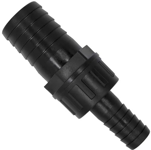 MegaHaustechnik Schlauchverbinder Reduzierung, 25 x 12mm, Kunststoff | Trinkwasser geeignet, Mehrteilige Verschraubung mit Dichtung, Schlauchtüllen-Außendurchmesser 25mm auf 12mm reduziert