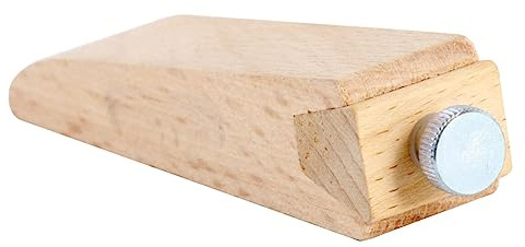 iplusmile Holz Schleifblock für Sandpapier 4.13 x 0.87 x 0.87 Zoll – Verstellbare Schraube zum Fixieren von Schleifpapier für präzises Kantenschleifen – for DIY-Holzarbeiten, Möbelrestaurierung und Le