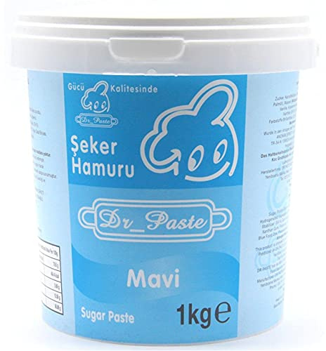 Dr Paste Zuckerpaste 1 Kg - blau
