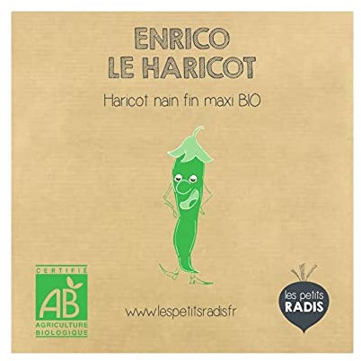 LES PETITS RADIS Mini kit de graines Bio d'Enrico Le Haricot
