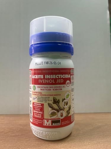 Suinga. ACEITE CONTRA INSECTOS Ivenol Jed 250cc. Actúa por Contacto, obtura los estigmas provocando la Muerte por Asfixia del Insecto o ácaro.