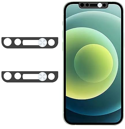 Handy-Kamera-Abdeckung, kompatibel mit iPhone X/XS/XR/XS Max/11/11 Pro/11 Pro Max/12/12 Mini/12Pro/12Pro Max, Kameralinsenschutz schützt Privatsphäre und Sicherheit (Silber)