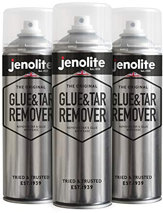 JENOLITE Rimozione di Colla e Catrame | Residui di Insetti e linfa | Utilizzare sui Veicoli e in casa | 3 x 500 ml
