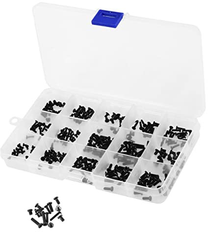 DOITOOL 300pcs Complete Screw Assorted Set Pc Gaming Accessory Glasses Screw Repair Kit