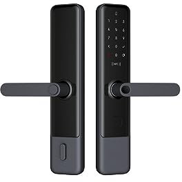 ThikK Smart lock, fingerprint lock. N200 Smart Door Lock Fingerprint Locks Fit For Bluetooth Password NFC Unlock Work compatible for Mihome compatible for Apple HomeKit Smart Home(N200 80-120mm)