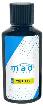 M.A.D MYLDAN AUTO DESIGN Custom Car Touch Up Paint by Registration Number - 30ml Precision Scratch Repair Kit Brush - UK Mixed Automotive Paint Pen for Exact Colour Match (PAINT ONLY)