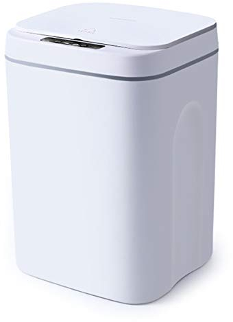NadineDutol 16L Sensor Mülleimer Automatik Abfalleimer Automatischer mit Bewegungssensor Intelligenter Abfallbehälter Kücheneimer Küchenabfälle Berührungslos Abfall für Küche Bad