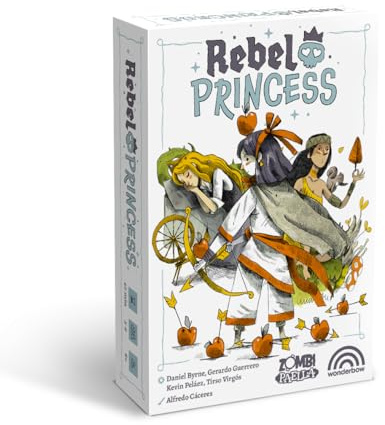 Wonderbow Rebel Princess Kartenspiel • Fesselndes Stichspiel • Vermeide als Märchenprinzessin Heiratsanträge von schleimigen Prinzen • Für Erwachsene & Kinder ab 8 Jahren (Deutsch), 3-6 Spieler