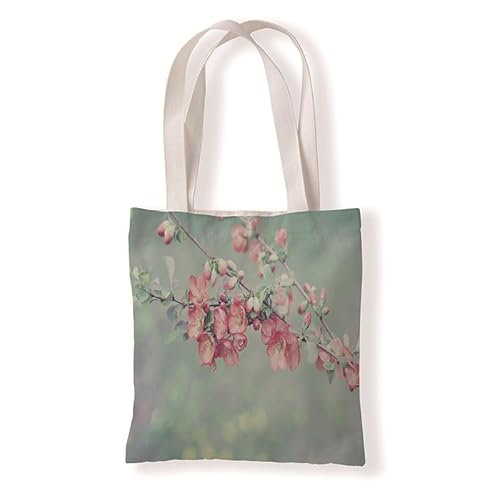 Kinde Jutebeutel Grün Gelb Rosa Tote Bag Baumwolle und Hanf Stoffbeutel Große Kapazität Stofftasche Faltbar Jutetasche Langlebig Baumwolltasche Bedruckt Stoffbeutel zum Bemalen Waschbar 30x40cm/1 Pcs
