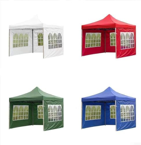 Tonnelle de jardin, auvent de tente, paroi latérale, grande bâche, abri de fête, pare-soleil pour garage, spectacles, mariages, fêtes, barbecues, camping, festivals (blanc)