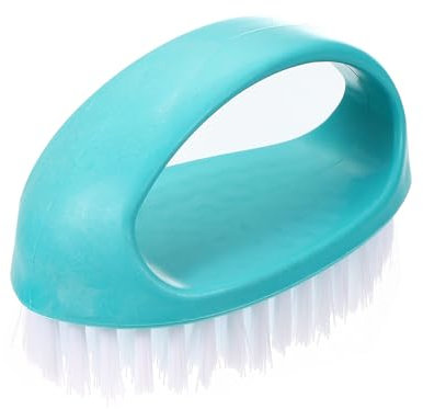 PATIKIL Brosse À Récurer pour Linge avec Poignée en D Bleu