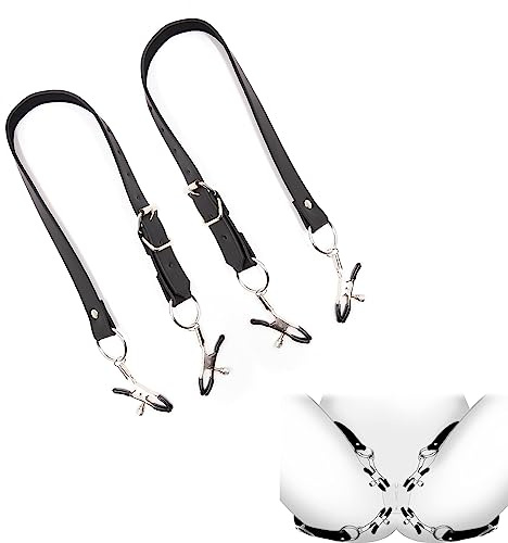 Pinces réglables pour femmes avec chaîne en métal Clips décoratifs non perçants, 2 pièces Clip de bijoux non perçants sur la chaîne de bijoux bijoux de corps(B)