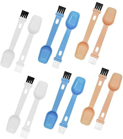 Ciieeo 12pcs Multifunctional Espresso Machine Cleaning Brush Bean Spoon Milk Powder Scoop Brush for Coffee Machine