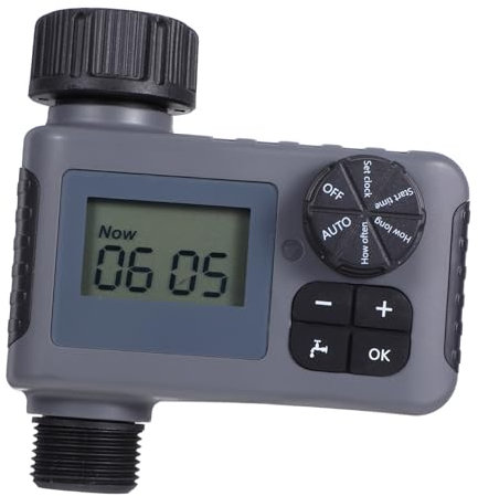 Toddmomy Timer Programmabile Per Irrigazione Modalità Automatica e Manuale Controllo Per Compatibile Sprinkler e Elettrovalvole Design Facile Da Usare