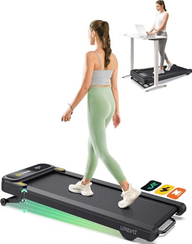 UREVO Laufband, Laufband, Walking Pad, Neigung Auto 9 %