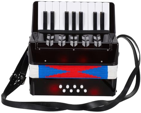 OFFSCH Akkordeon Für Junge Mädchen Lernspielzeug Musikinstrument Sicher Und Interessant Fördert Kognitive Fähigkeiten Und Auge-hand-koordination