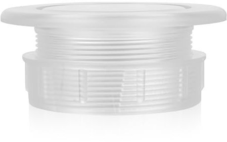 Tinoaly Tapón de Anillo para Orificio Sombrilla, Inserto de Orificio Sombrilla Mesa Patio con Tapa Tapón Aro para Patio Camping Piscina Jardín (Transparente)
