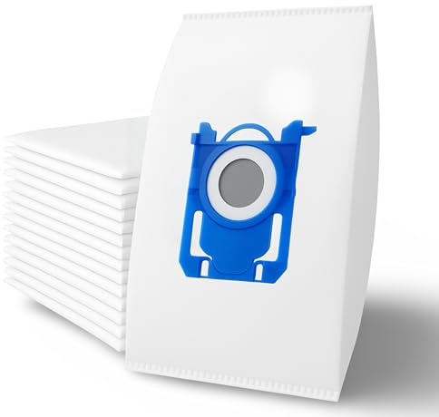 DEGG Bolsas de Aspiradora - 10 Unidades - Compatible con Philips, AEG y Electrolux Aspiradoras - Bolsas de Aspiradora S-BAG - Reemplaza: FC8021, GR201S y E200S - Accesorios para Aspiradora