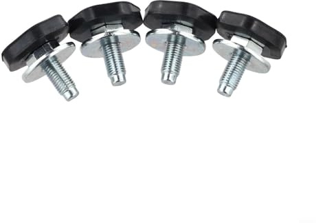 4 Stück Waschmaschinenfüße M10 Gewinde, Rutschfeste Gummipuffer mit Metallkern für Trommelwaschmaschinen, Vibrationsdämpfung und Bodenschutz, Einfache Montage zur Stabilisierung