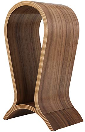 ONEGenug Headphone Stand Wood Gaming Headset Headphone Holder Earphone Stand for Over-ear Headphones