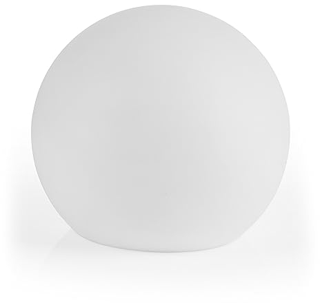 EASYmaxx LED Solarleuchte mit Farbwechsel | Deko Gartenleuchte mit LED Beleuchtung | Wunderschöne Lichteffekte mit Tageslichtsensor In & Outdoor | Gartendeko Witterungsbeständig IP67, Kugel 30 cm