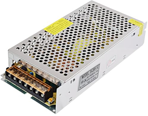 12V 16.7A 200W Netzteil Trafo, Transformator Adapter Netzteil Schaltnetzteil Stromversorgung für Led Streifen Leuchten,Überwachungskameras,3D Drucker