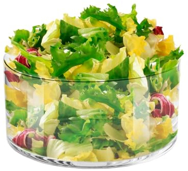Krosno Cuenco de cristal Glamour, 24 cm