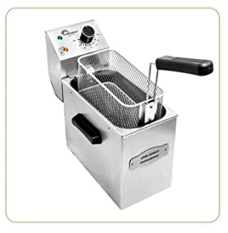 LITTLE BALANCE 8481 My George Pro, Friteuse électrique, Contenance 4 l, Puissance 3200 W, Tout Inox